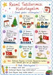 RESMİ TAİLLER DEFTERE YAPIŞTIRMA