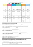 2025-2026 Timetable Worksheet