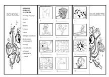 School Subjects Foldable Activity