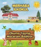 1.Sınıf Dijital Pano ( Okul ve Orman Temalı 2 Tane)