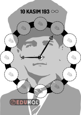 10 Kasım Atatürk Saat Çalışması