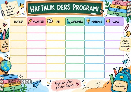 Boş Ders Programı