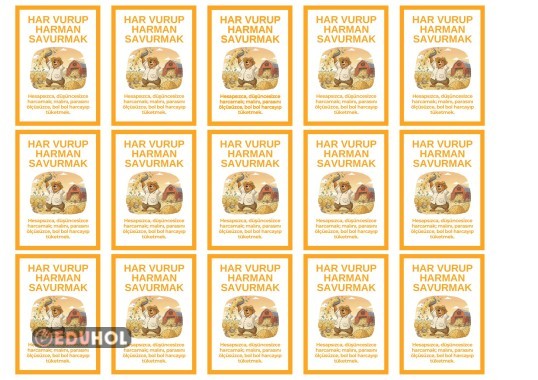 Deyim Defter Çalışması 8