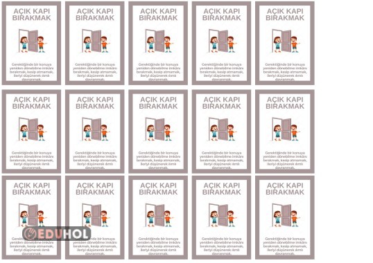 Deyim Defter Çalışması 6