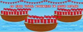 33 Sayfalık 30 Öğrencilik  23 Nisan Panosu