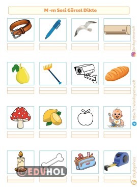 M Sesi Görsel Dikte