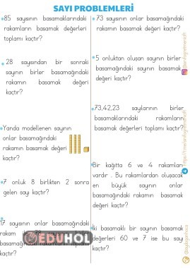 SAYI PROBLEMLERİ