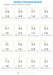 5 sayfa Eldeli Toplama İşlemi Alıştırmaları