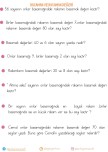 BASAMAK DEĞERLERİ İLE İLGİLİ PROBLEMLER