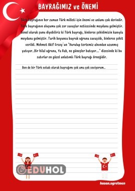 Türk Bayrağı ve Önemi 🇹🇷🇹🇷🇹🇷