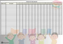 okuma hızı ölçme çizelge