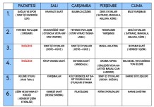 ETKİNLİK HAFTASI