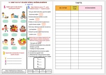 2. SINIF 7. HAFTA HAYAT BİLGİSİ SÜREÇ DEĞERLENDİRME