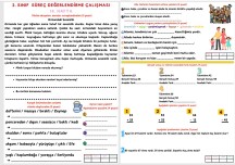 2. SINIF SÜREÇ DEĞERLENDİRME ÇALIŞMASI 14. HAFTA
