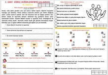 2. SINIF SÜREÇ DEĞERLENDİRME ÇALIŞMASI 15. HAFTA