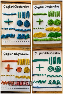 Oyun Hamuru Kullanarak Çizgi Oluşturma