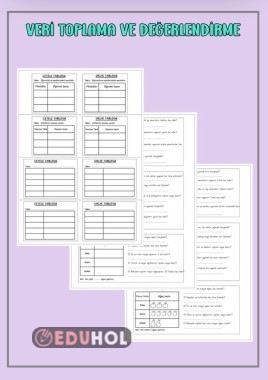 Veri Toplama ve Değerlendirme Defter Etkinliği
