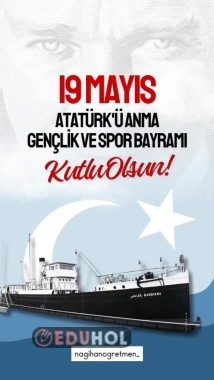19 MAYIS ATATÜRK'Ü ANMA GENÇLİK VE SPOR BAYRAMI KUTLU OLSUN 🇹🇷🇹🇷🇹🇷