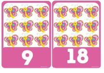 3. Sınıf 9ar Ritmik Sayma Panosu