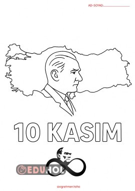 10 KASIM BOYAMA SAYFASI