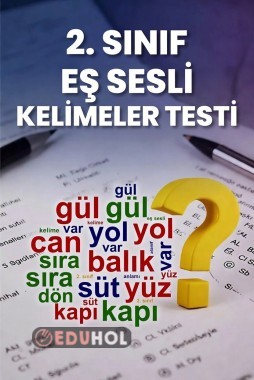 Eş Sesli Kelimeler