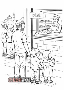 Ramazan Özel Boyama Sayfası