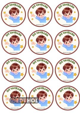 Tatil Hediyeleri İçin Sticker