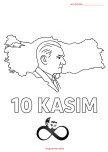 10 KASIM BOYAMA SAYFASI