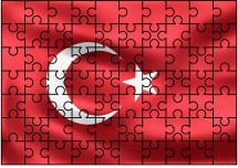 Türk Bayrağı Puzzle