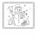 Kardan adam boyama sayfası