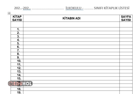 Sınıf Kitaplık Listesi (100 kitap)