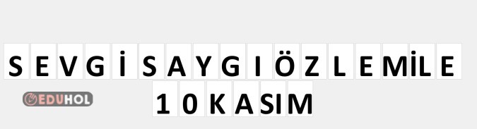 SEVGİ SAYGI ÖZLEM İLE