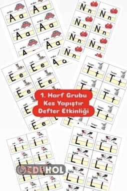 1. harf Grubu kes yapıştır
