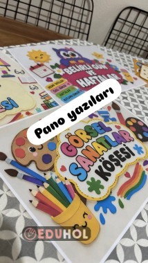 BELİRLİ GÜN VE HAFTALAR PANO BAŞLIĞI
