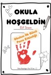 OKULDA İLK GÜNÜM EL İZİ SANAT ETKİNLİĞİ