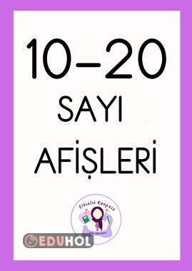 10-20 Sayı Afişleri (Onluk Tabanlı)
