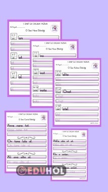 O Sesi Hece - Kelime - Cümle Etkinliği