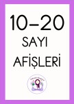 10-20 Sayı Afişleri (Onluk Tabanlı)
