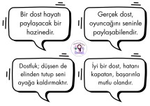 Değerler Eğitimi Dostluk Pano