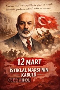 İstiklal Marşı'nın Kabulü Boyama Sayfası