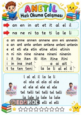 ANETİL Hızlı Okuma Çalışması