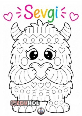 🎭 SEVGİ DUYGU, ÇİZGİ, BOYAMA VE KESME 4’Ü BİR ARADA! 🎨✂️