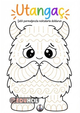 🎭 UTANGAÇ DUYGU, ÇİZGİ, BOYAMA VE KESME 4’Ü BİR ARADA! 🎨✂️