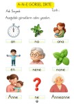 ​A-N-E Ses Grubu Görsel Dikte Çalışması! ✏️✨