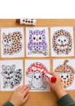 Nokta Boyama (Dot Marker) Şablonları yayında! 🐿️🦉🦔