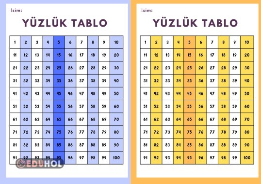 Yüzlük Tablo