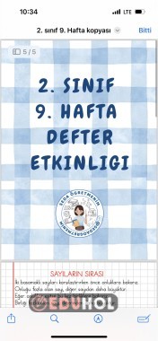 2. SINIF TATİL ÖDEVİ