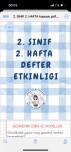 2. SINIF 2. HAFTA DEFTER ETKİNLİĞİ