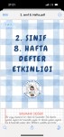 2. SINIF 8. Hafta