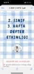 2.  SINIF 3. Hafta etkinlik